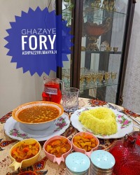 خورش لوبیا چشم بلبلی