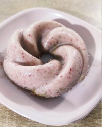 بستنی موز و توت فرنگی