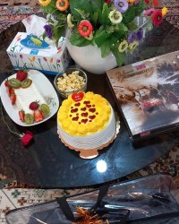 کیک یخچالی ورق زدنی