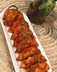 پیراشکی قارچ و گوشت..)