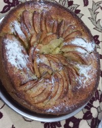 کیک سیب خواهرم پز