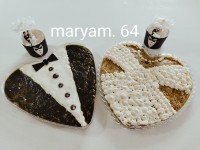 کشک بادمجون دیزاین عروس و داماد ?? سلام دوستان گل پاپیونی لطفا از پیجم حمایت کنید