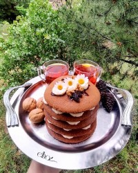 پنکیک شکلاتی