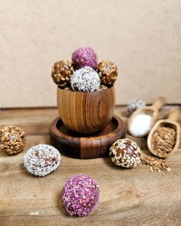 توپک خرمایی چهار مغز مغز دار