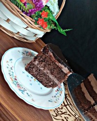 موس کیک شکلاتی