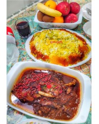 غاز و اردک شکم پر مازندرانی به دوروش