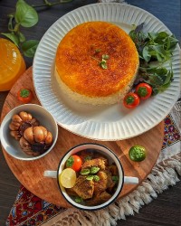 جوجه کباب ترش تابه ای