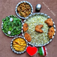 شوید پلو ماهی