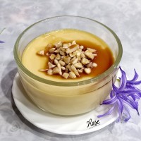 دسر کاراملی بدون خامه و ژلاتین