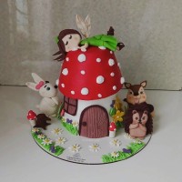 کیک حجمی (کیک روز دختر)