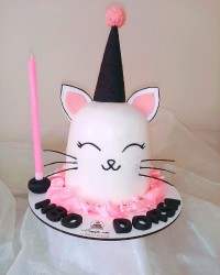 کیک گربه پیشی دخترونه