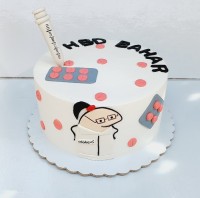 کیک میقولی سفارشی مشتری عزیزمون