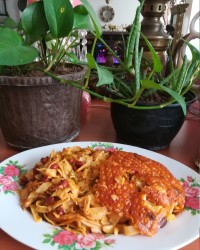 ماکارونی آشیانه ای.??