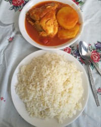 خورش آلو (سیب زمینی)