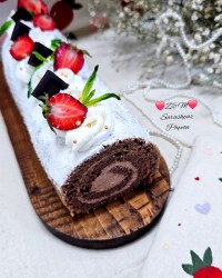 رولت شکلاتی پنبه ای