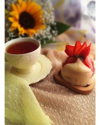 کیک توت فرنگی (کیک قوطی)