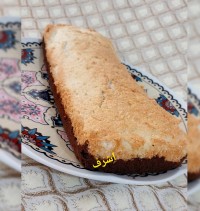 کیک مکرون نارگیلی