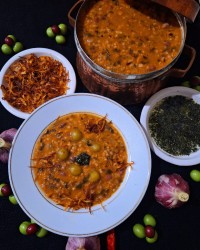 آش گوجه سبز