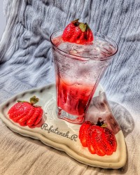 شربت توت فرنگی