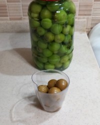 ترشی آلوچه (گوجه سبز)