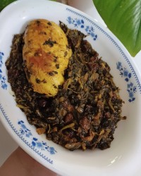 مرغ اسفناج پهلو