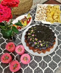 کیک موز و گردو کافی شاپی