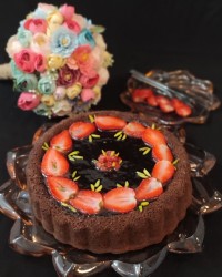 کیک شکلاتی گردویی