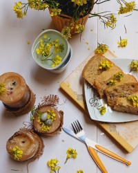 کیک موزی چالش چاقو چنگال