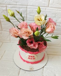 کیک تولد مامان پروانه