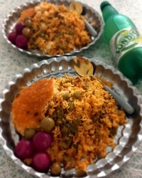 لوبیا پلو ورق بزن گلم