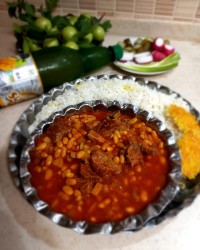 خوراک لوبیا سفید