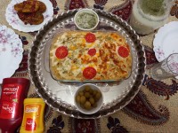پیتزا ماکارونی متفاوت