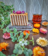 کیک یخچالی موزی