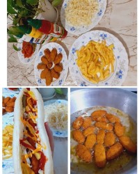 ناگت مرغ خانگی