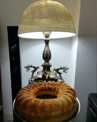 کیک سالگرد حضرت زهرا و علی علیه السلام.