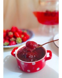 مربای توت فرنگی پست تشکر