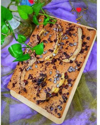 کیک موز وگردوی نسکافه ایی