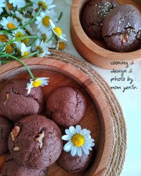 کوکی شکلاتی گردویی