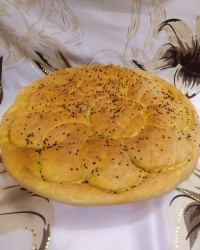 نان کماچ با خمیر نانوایی