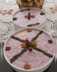 سالادکلم قرمز وگردو