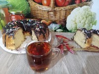 کیک هل گلاب وزعفران