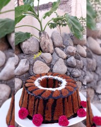 کیک مربا توت سفید