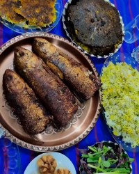 باقالی پلو با ماهی