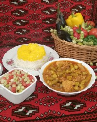 شام امشب ما خورشت بامیه ۰۰۰