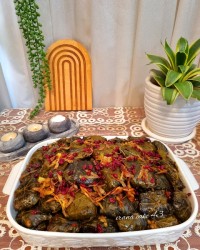 دلمه ی برگ انگور