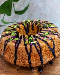 کیک کافی شاپی هویج و پرتقال