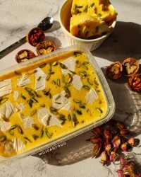 بستنی سنتی زعفرانی