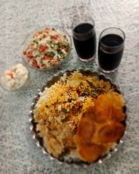 لوبیا پلو ورق بزن گلم