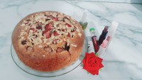 کیک توت فرنگی