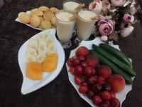 میلک شیک انبه و موز